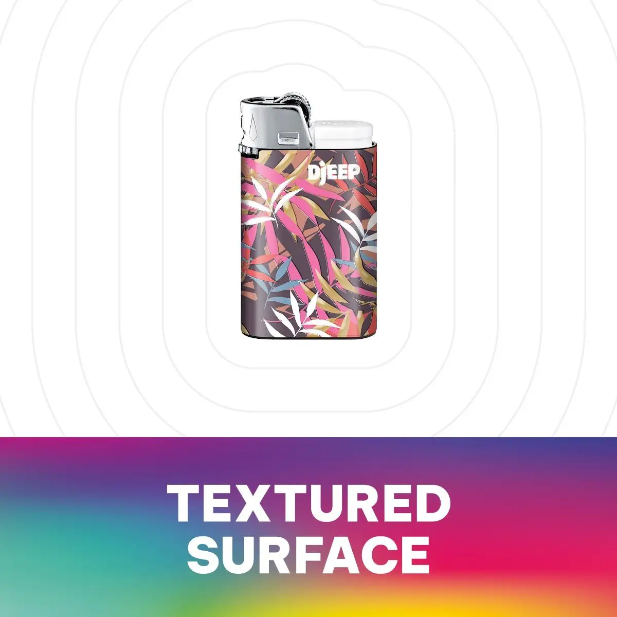 DJEEP Pocket Lighters, VIBRANT Collection Textured Metallic, Unique Lighters 7 DJEEP Pocket Lighters, VIBRANT Collection Textured Metallic, Unique Lighters