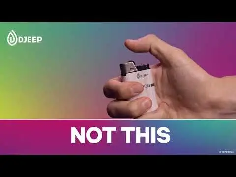 DJEEP Pocket Lighters, BOLD Collection Textured Metallic, Unique Lighters