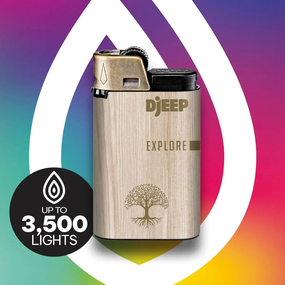 DJEEP Pocket Lighters, BOLD Collection Textured Metallic, Unique Lighters 5 DJEEP Pocket Lighters, BOLD Collection Textured Metallic, Unique Lighters