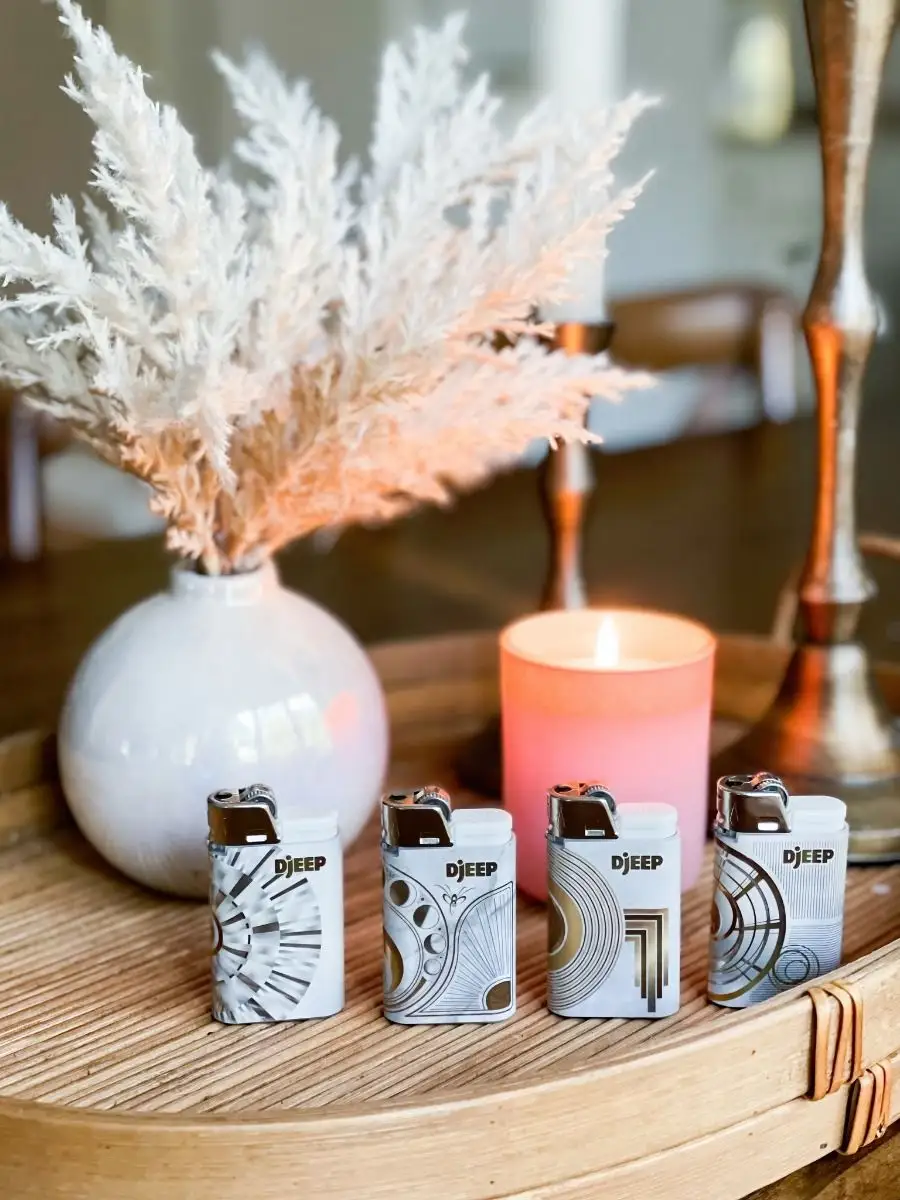 DJEEP Pocket Lighters, ELEGANT Collection Textured Metallic, Unique Lighters 10 DJEEP Pocket Lighters, ELEGANT Collection Textured Metallic, Unique Lighters