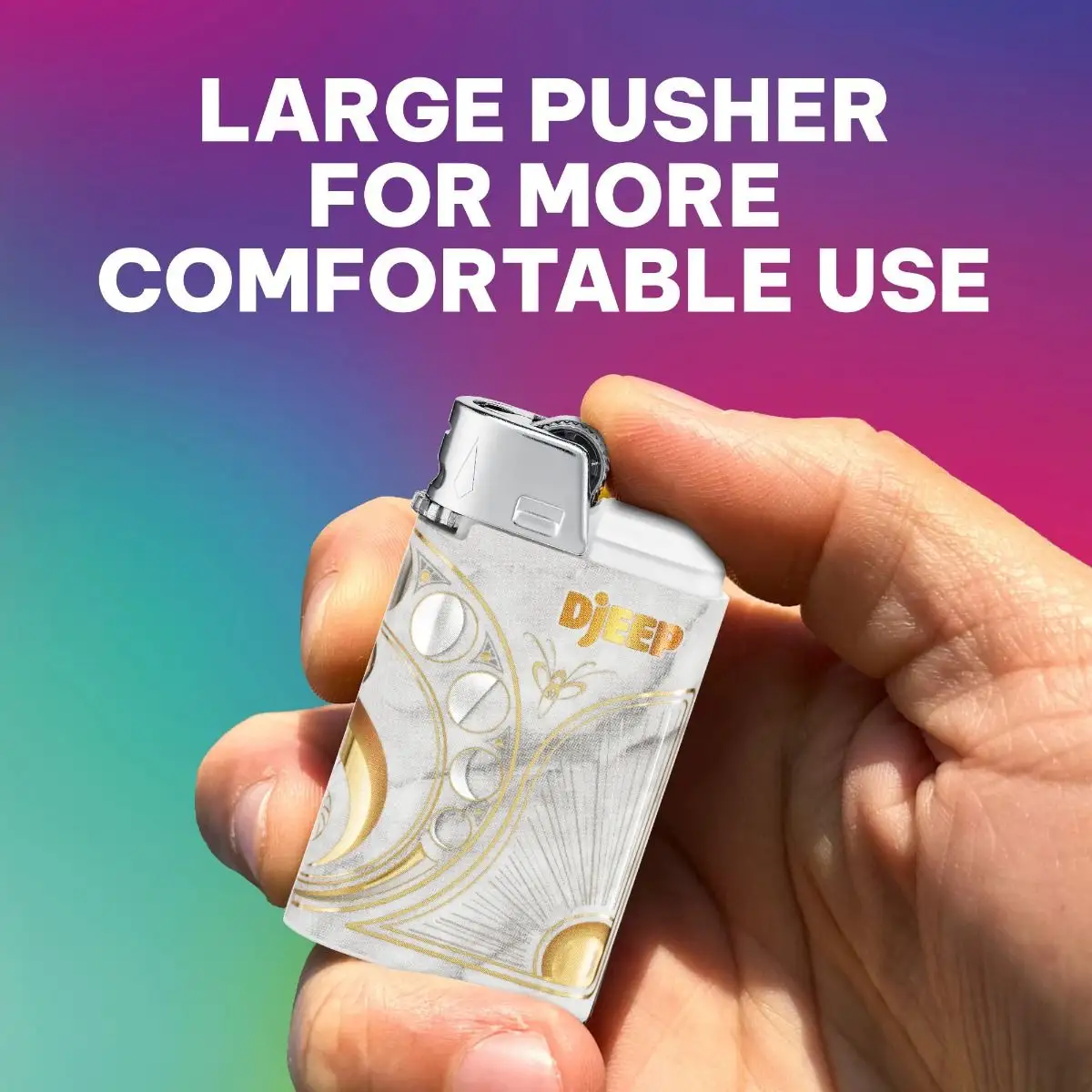 DJEEP Pocket Lighters, ELEGANT Collection Textured Metallic, Unique Lighters 5 DJEEP Pocket Lighters, ELEGANT Collection Textured Metallic, Unique Lighters