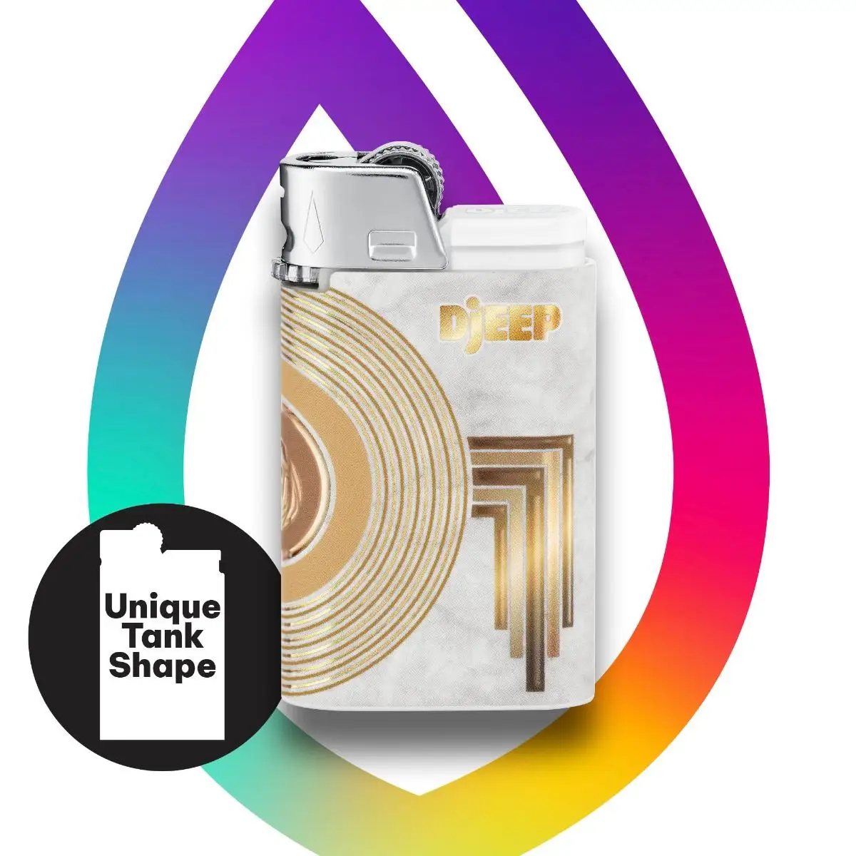 DJEEP Pocket Lighters, ELEGANT Collection Textured Metallic, Unique Lighters 9 DJEEP Pocket Lighters, ELEGANT Collection Textured Metallic, Unique Lighters