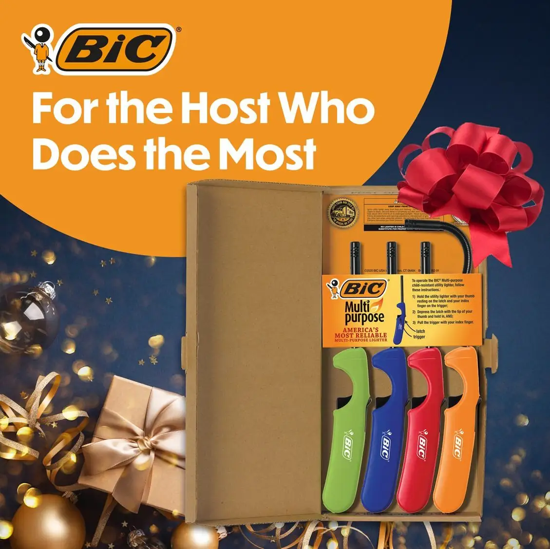 BIC Multi-purpose Classic Edition Lighter & Flex Wand Lighter