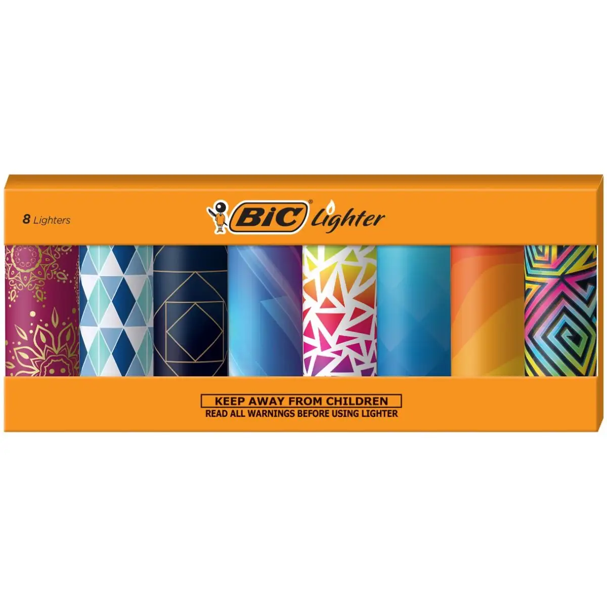 BIC Special Edition Geometric Series Maxi Pocket Lighters