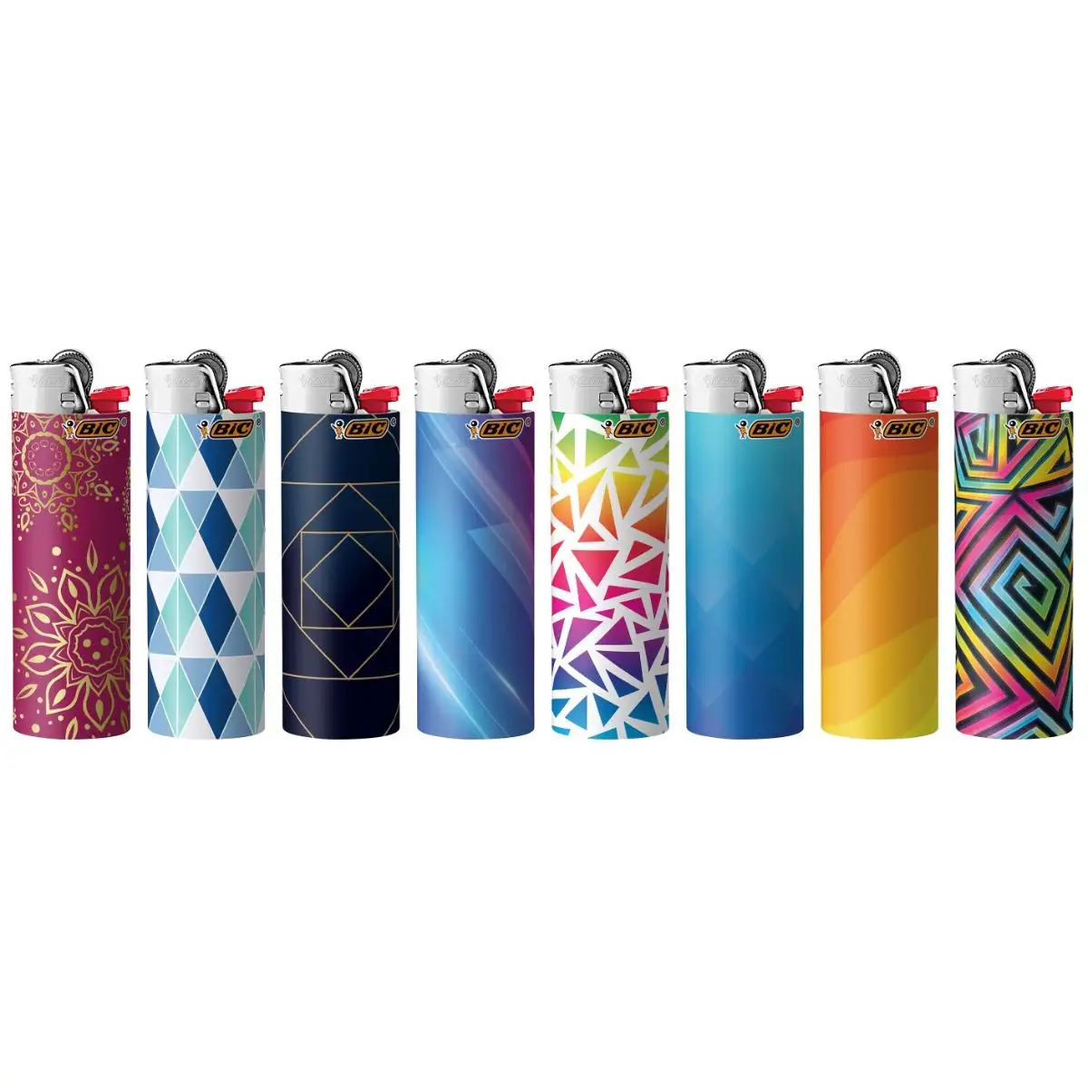BIC Special Edition Geometric Series Maxi Pocket Lighters