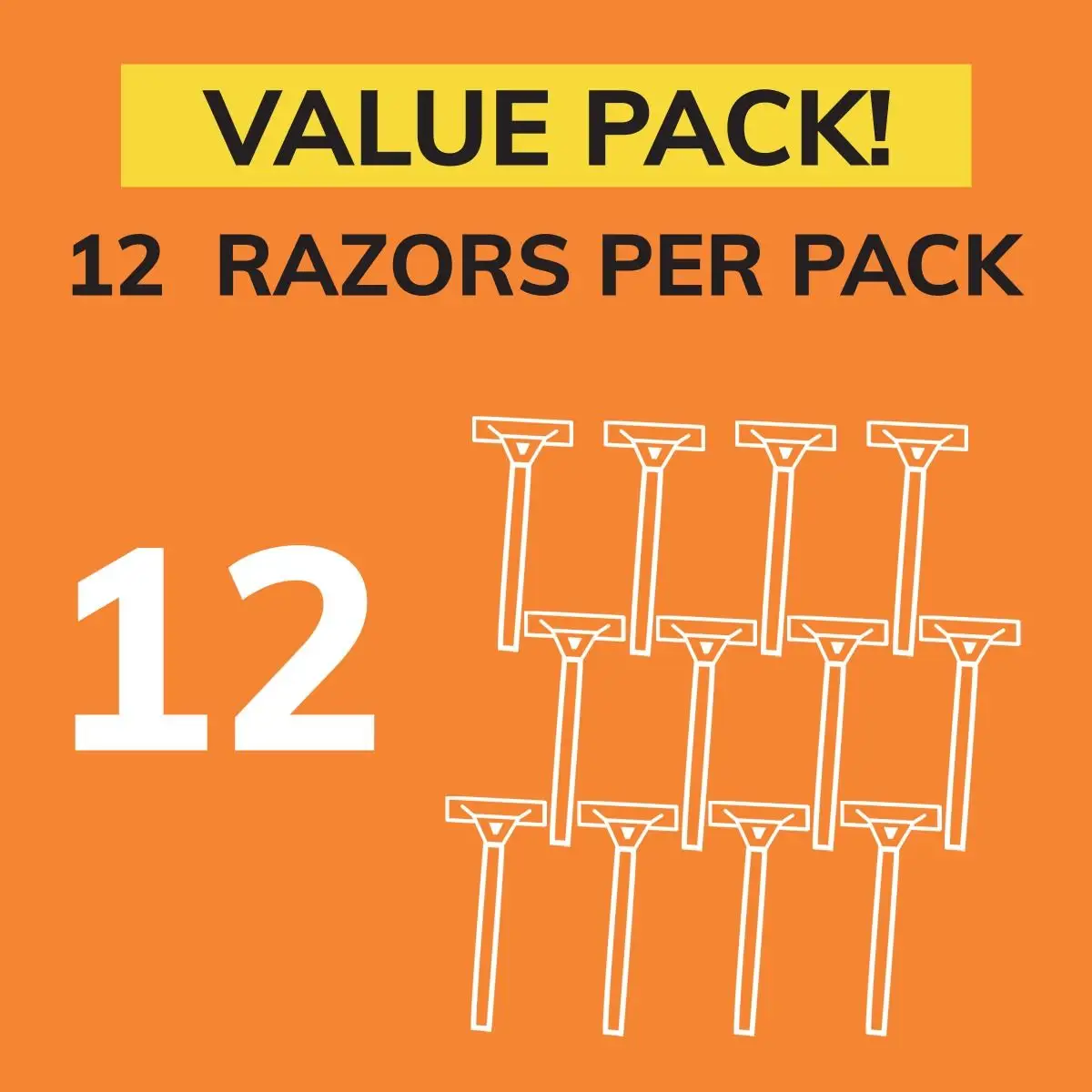 BIC Sensitive 3 Disposable Razors for Men With 3 Blades for Sensitive Skin