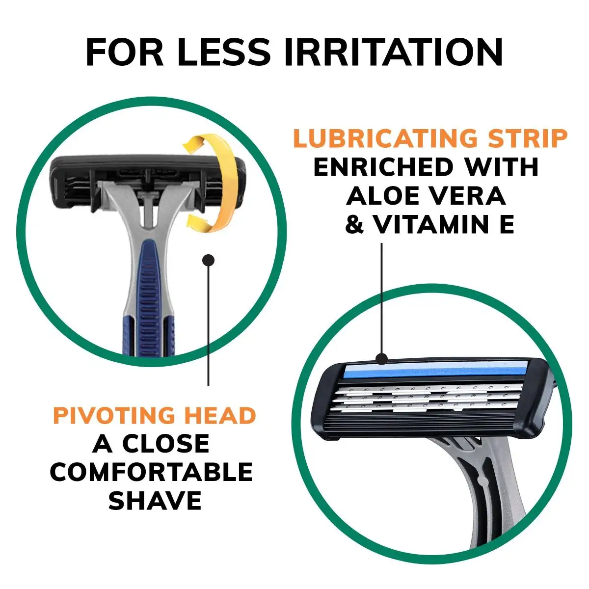 BIC Sensitive 3 Disposable Razors for Men With 3 Blades for Sensitive Skin 7 BIC Sensitive 3 Disposable Razors for Men With 3 Blades for Sensitive Skin