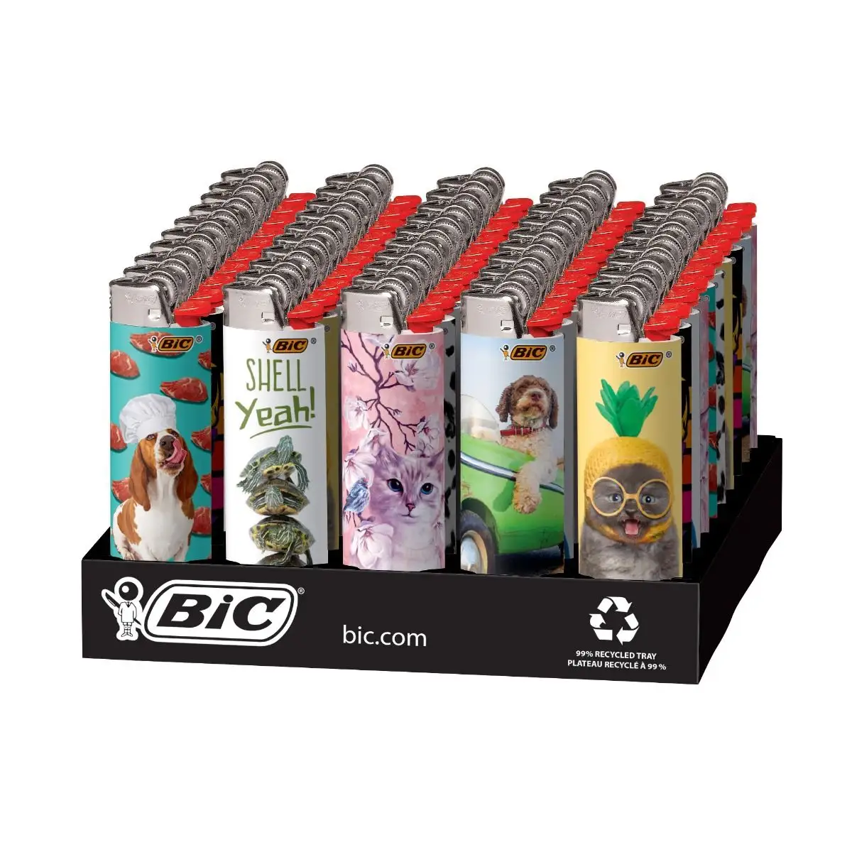 BIC Special Edition Animal Lover Series Maxi Pocket Lighters