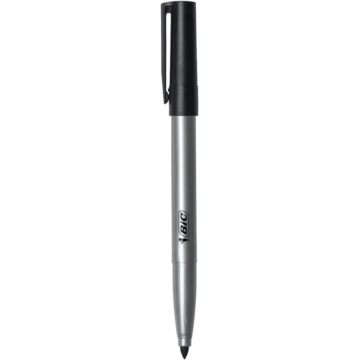 BIC Ecolutions Fine Permanent Markers, Fine Bullet Tip, Black Marker Set Made from 51% Recycled Plastic