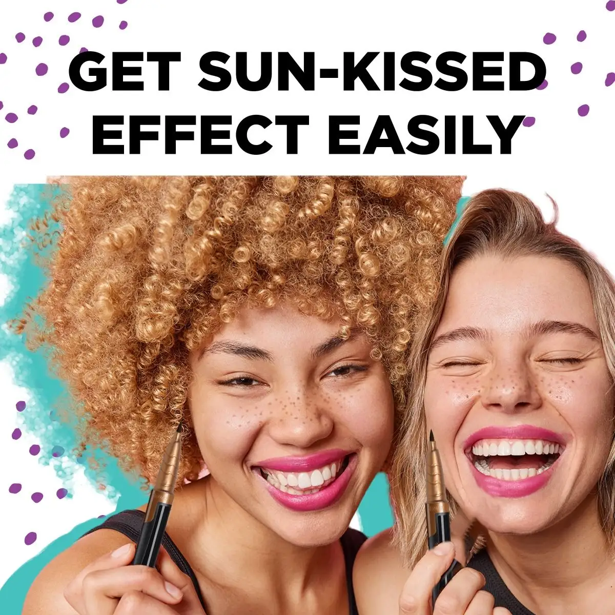 BODYMARK Freckle Pen, Soft Brush Tip, Light Brown Freckle, Cosmetic Quality Pen for Skin 5 BODYMARK Freckle Pen, Soft Brush Tip, Light Brown Freckle, Cosmetic Quality Pen for Skin