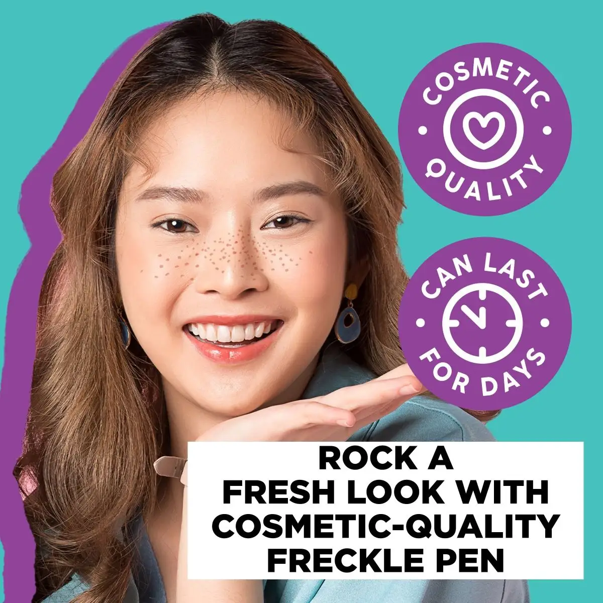 BODYMARK Freckle Pen, Soft Brush Tip, Light Brown Freckle, Cosmetic Quality Pen for Skin 6 BODYMARK Freckle Pen, Soft Brush Tip, Light Brown Freckle, Cosmetic Quality Pen for Skin