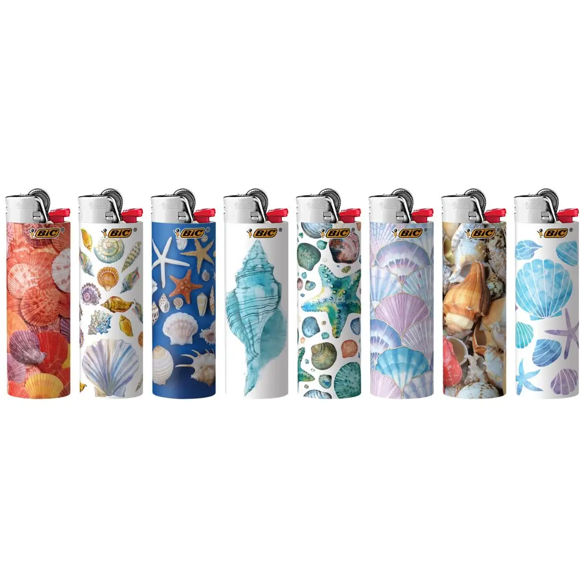 BIC Special Edition Shells Series Maxi Pocket Lighters 3 BIC Special Edition Shells Series Maxi Pocket Lighters