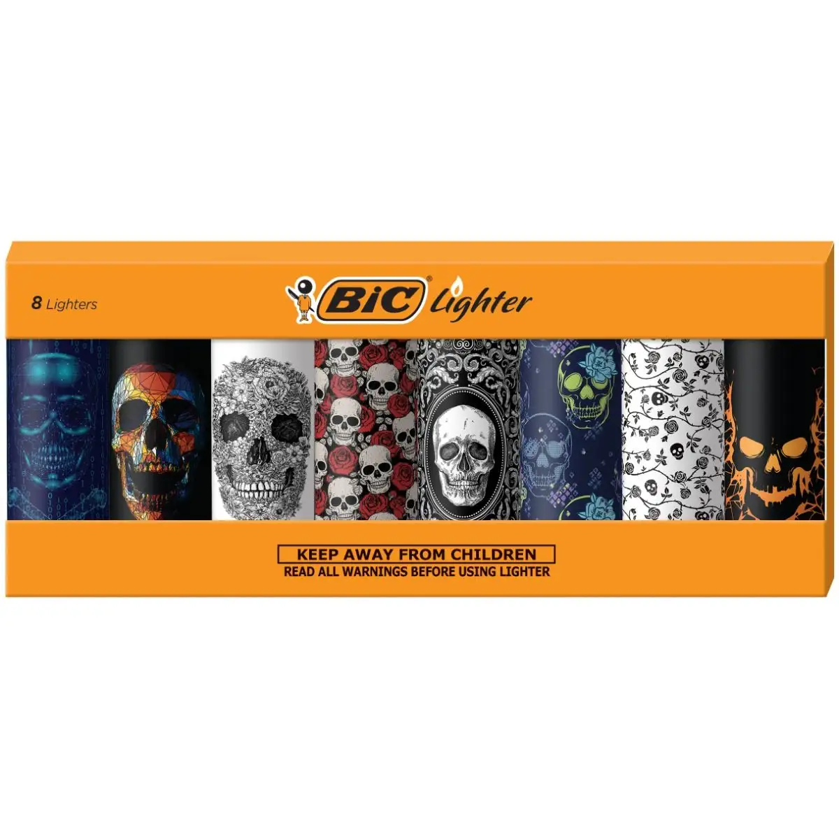 BIC Special Edition Skulls Series Maxi Pocket Lighters