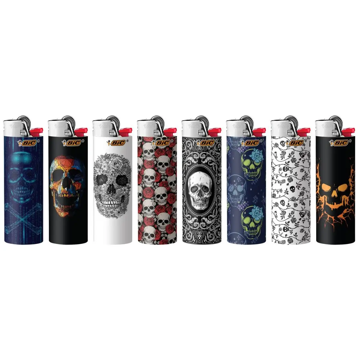 BIC Special Edition Skulls Series Maxi Pocket Lighters 3 BIC Special Edition Skulls Series Maxi Pocket Lighters