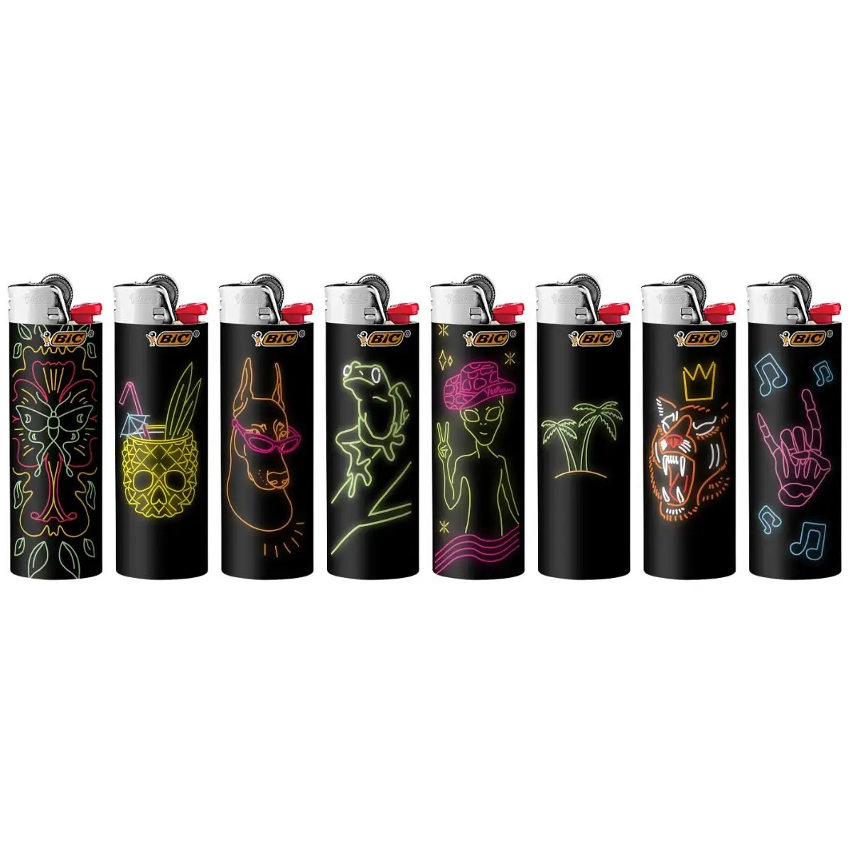 BIC Special Edition Neon Series Maxi Pocket Lighters
