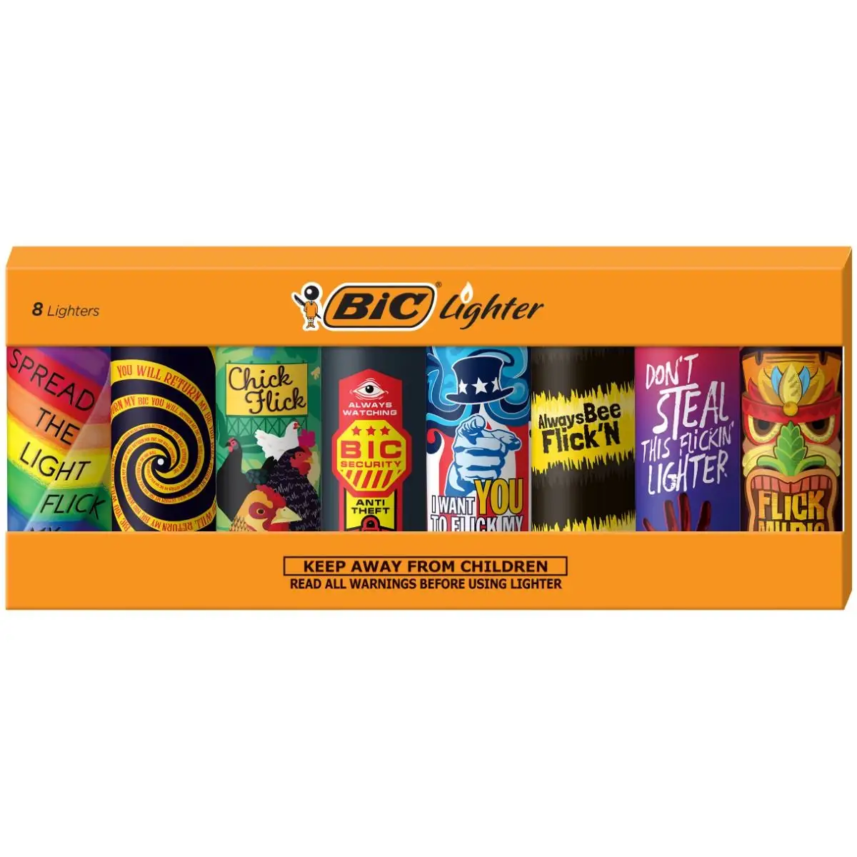 BIC Special Edition Flick My BIC Series Maxi Pocket Lighters