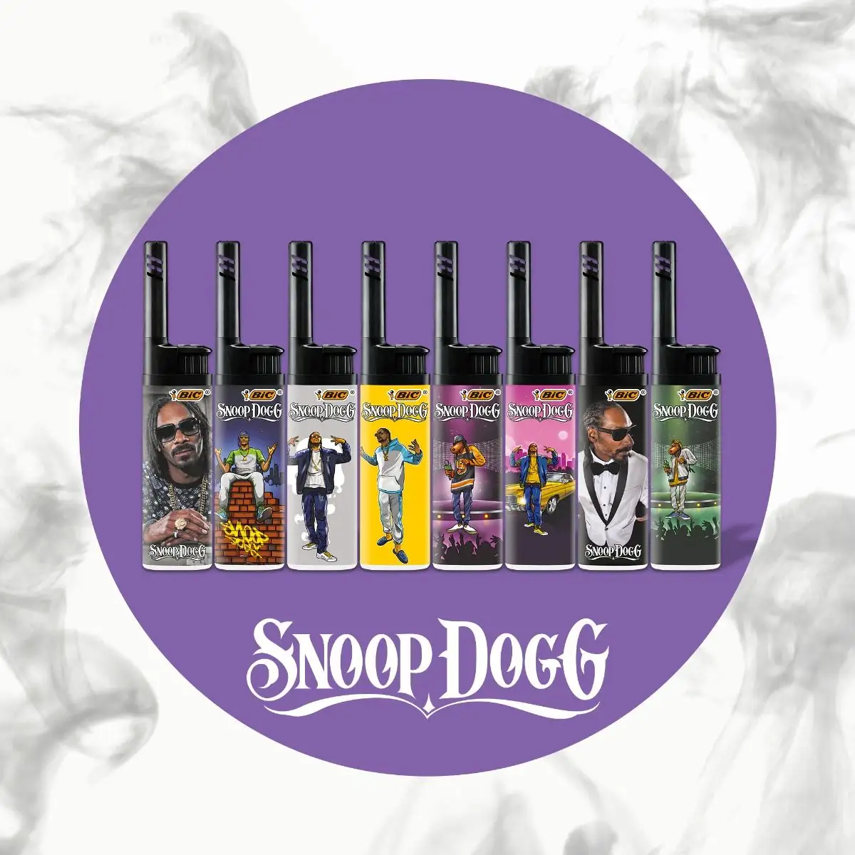 BIC EZ Reach Candle Lighter, The Ultimate Lighter with Wand for Candles, Assorted Snoop Dogg Designs