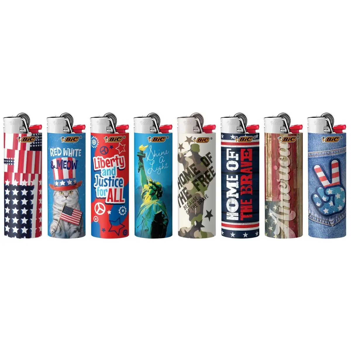 BIC Special Edition Americana Series Maxi Pocket Lighters 3 BIC Special Edition Americana Series Maxi Pocket Lighters