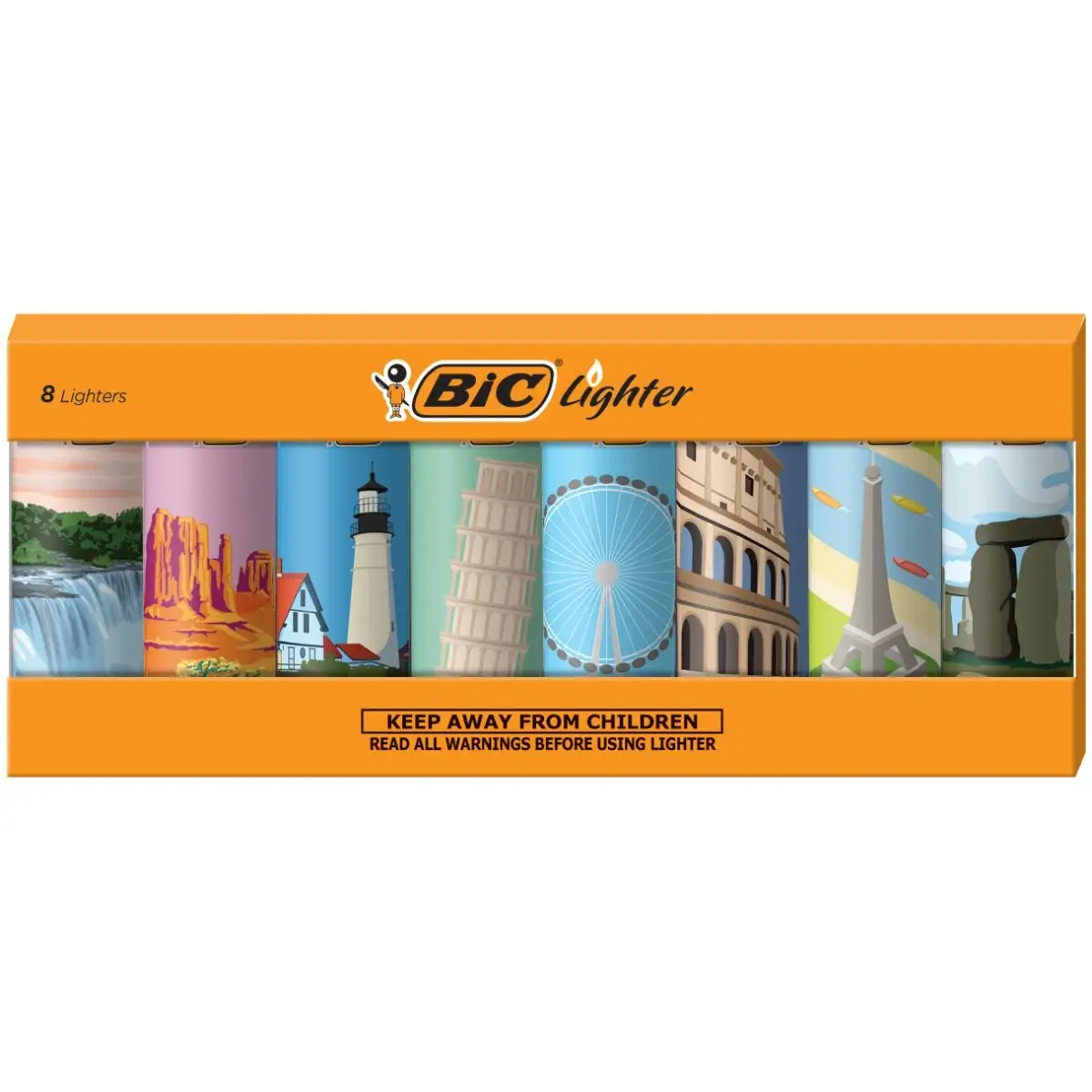 BIC Special Edition Travel Series Maxi Pocket Lighters