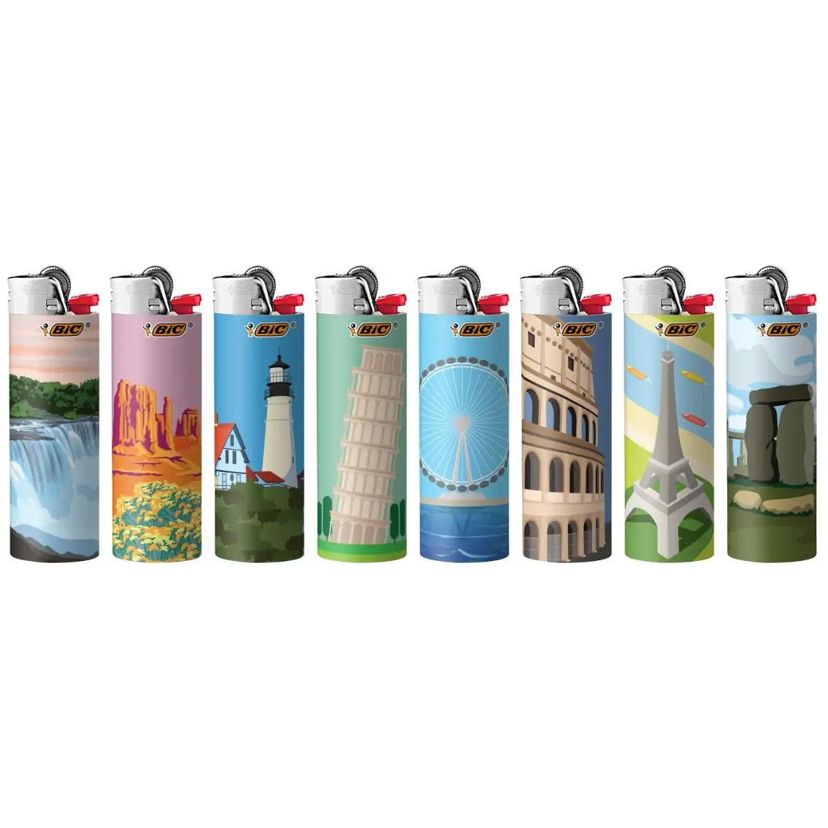 BIC Special Edition Travel Series Maxi Pocket Lighters