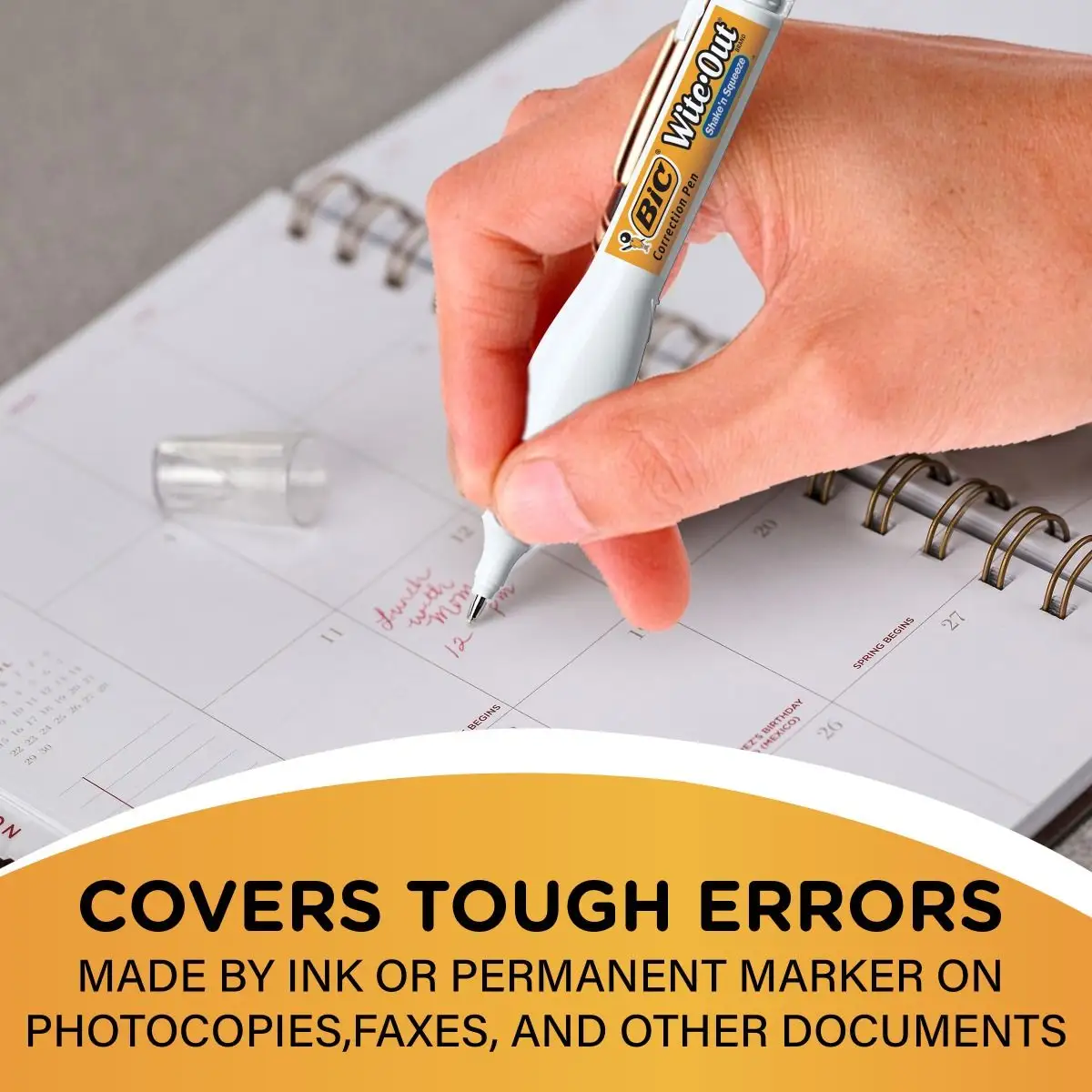 BIC Wite-Out Brand Shake 'n Squeeze Correction Pen, 8 ML Correction Fluid 4 BIC Wite-Out Brand Shake 'n Squeeze Correction Pen, 8 ML Correction Fluid