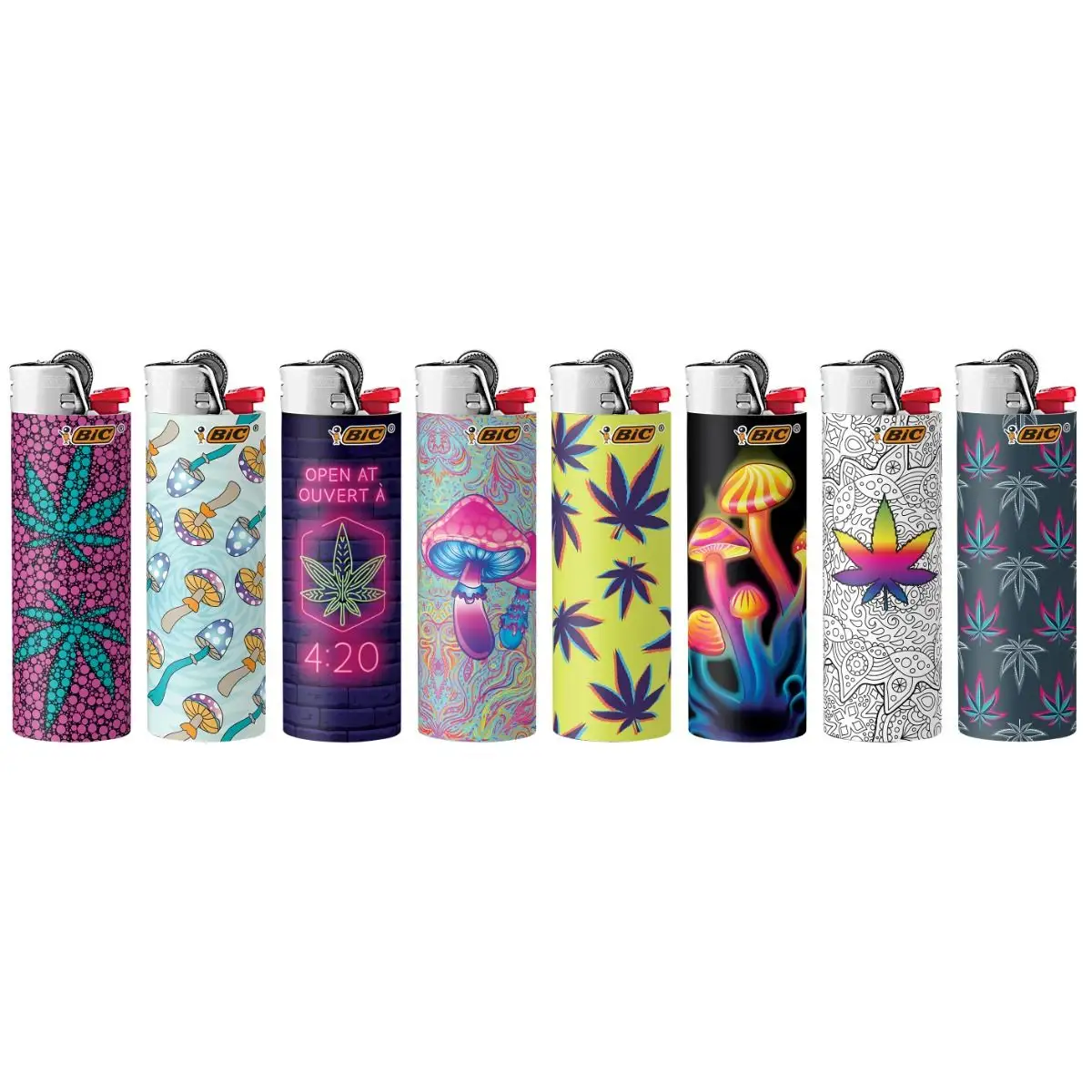 BIC Special Edition Counterculture Series Maxi Pocket Lighters