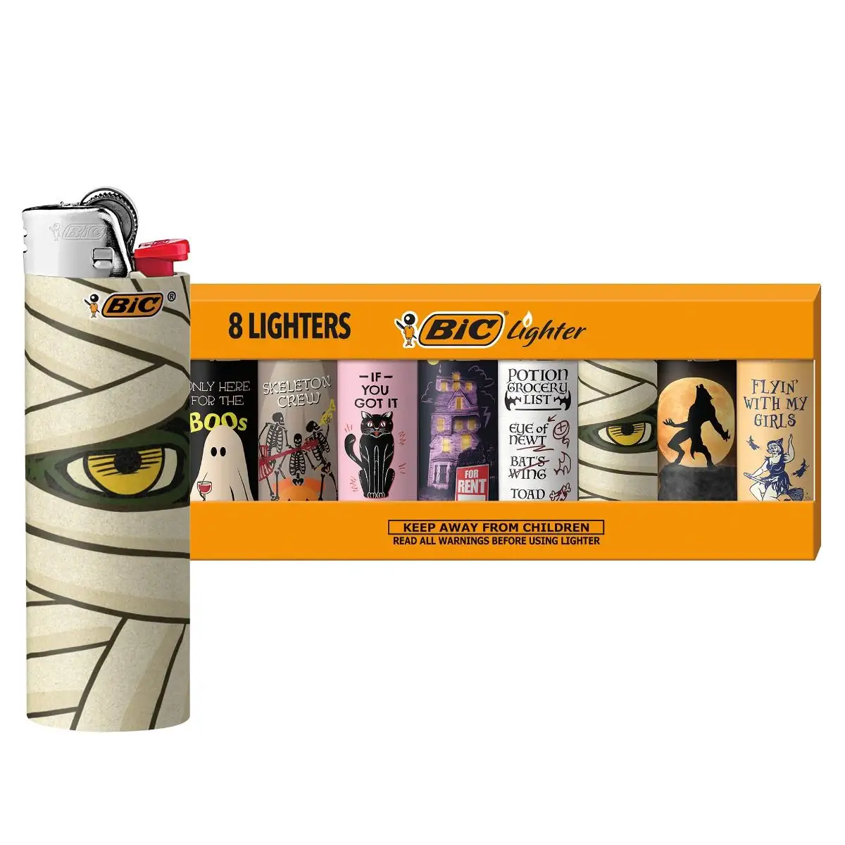 BIC Special Edition Spooky Series Maxi Pocket Lighter