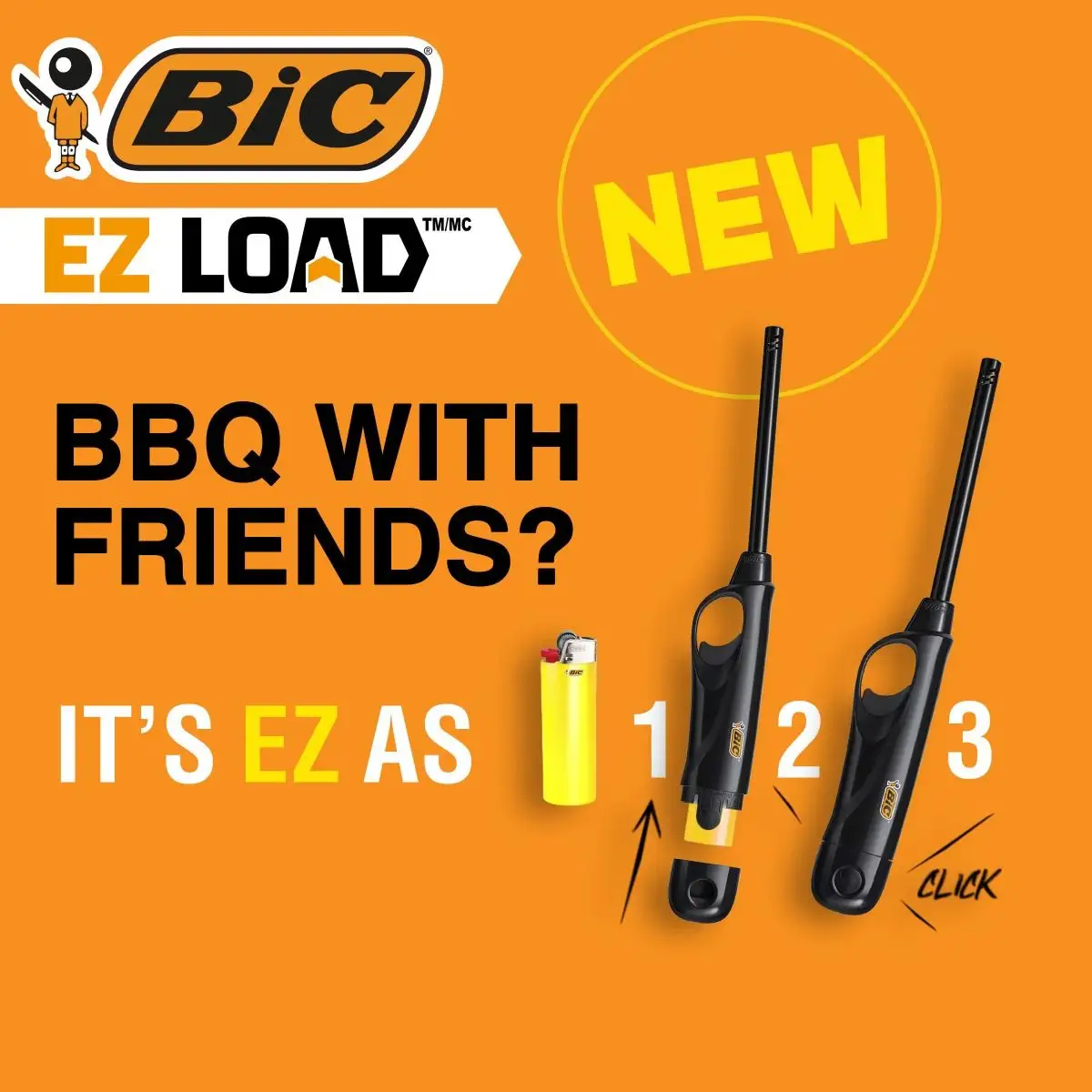 BIC Lighter Combination EZ Load Refillable Lighter and BIC Maxi Pocket Lighters 5 BIC Lighter Combination EZ Load Refillable Lighter and BIC Maxi Pocket Lighters