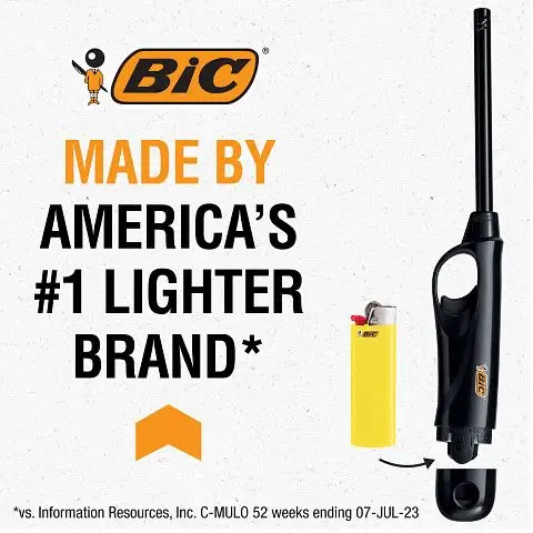 BIC Lighter Combination EZ Load Refillable Lighter and BIC Maxi Pocket Lighters 6 BIC Lighter Combination EZ Load Refillable Lighter and BIC Maxi Pocket Lighters