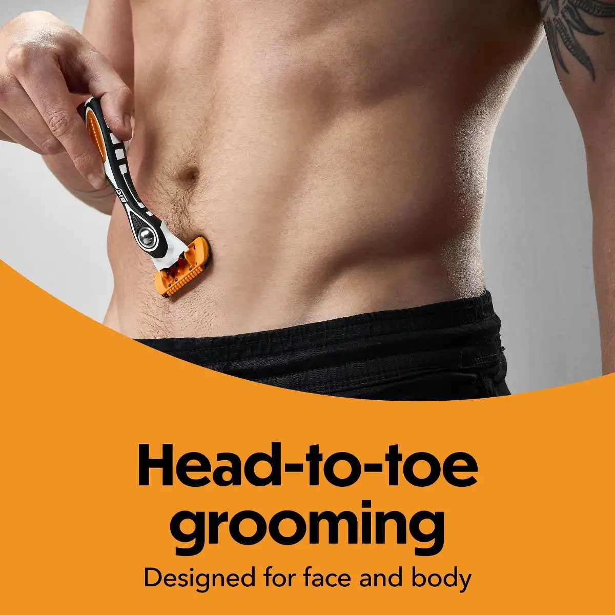 BIC Flex 5 Trim and Shave Body and Beard Trimmer for Men, 5 Blades, 3-in-1 Grooming Kit 4 BIC Flex 5 Trim and Shave Body and Beard Trimmer for Men, 5 Blades, 3-in-1 Grooming Kit