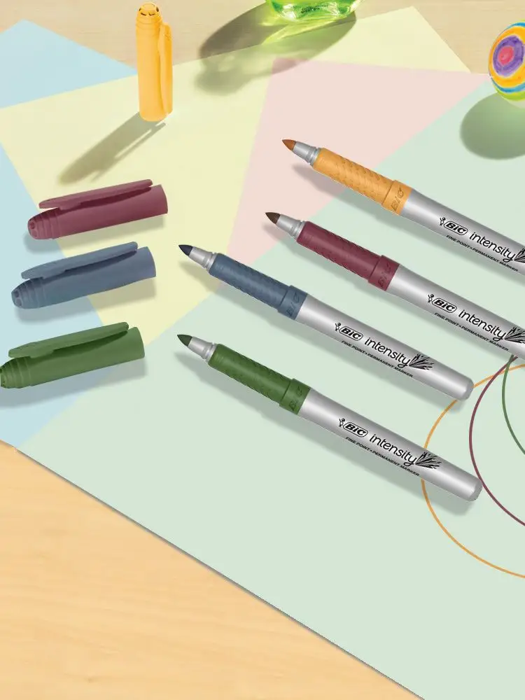 BIC Intensity Fine Point, Permanent Marker 5 BIC Intensity Fine Point, Permanent Marker