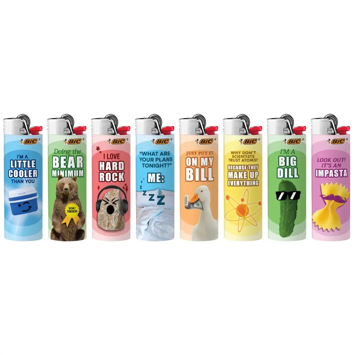 BIC Special Edition Witty Series Maxi Pocket Lighters