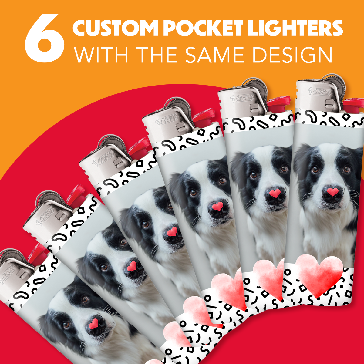Design My BIC® Lighters, Set of 6 Personalized Lighters 10 Design My BIC® Lighters, Set of 6 Personalized Lighters