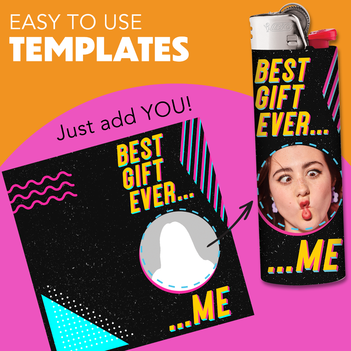 Design My BIC® Lighters, Set of 6 Personalized Lighters 8 Design My BIC® Lighters, Set of 6 Personalized Lighters