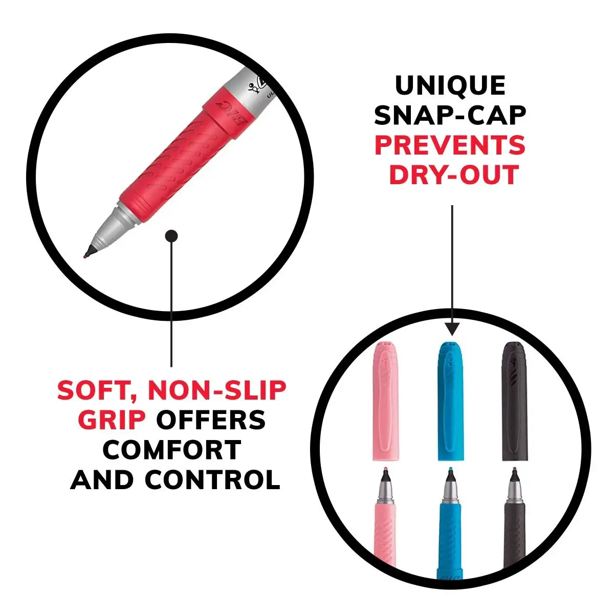 BIC Intensity Fashion, Permanent Markers, Ultra Fine Point 4 BIC Intensity Fashion, Permanent Markers, Ultra Fine Point