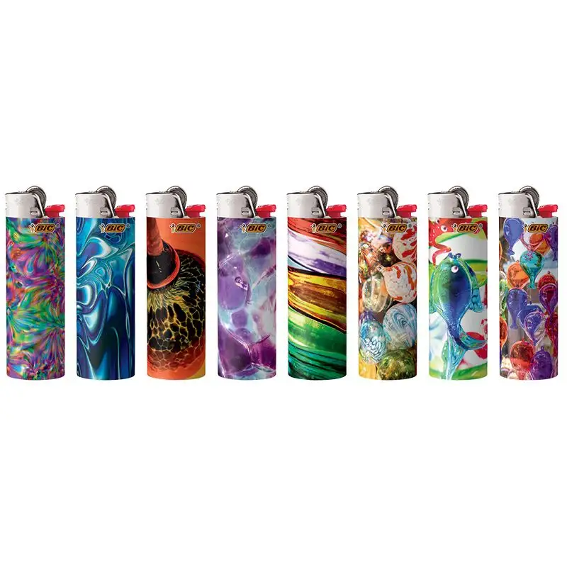 BIC Special Edition Blown Glass Series Maxi Pocket Lighters 3 BIC Special Edition Blown Glass Series Maxi Pocket Lighters