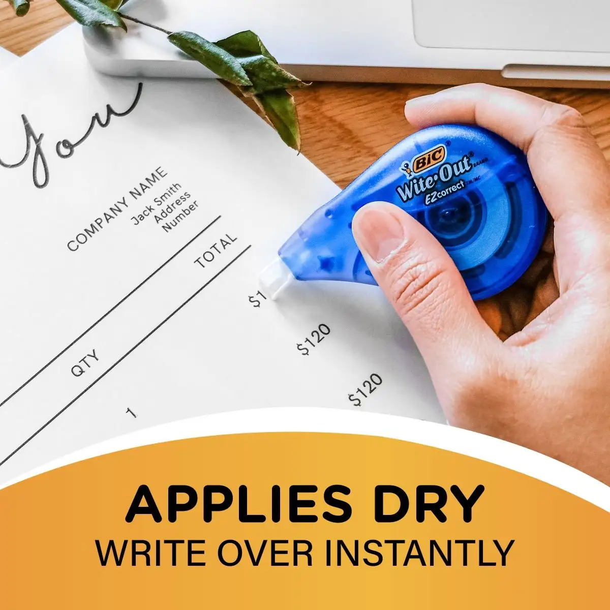 BIC Wite-Out Brand EZ Correct, Correction Tape 6 BIC Wite-Out Brand EZ Correct, Correction Tape