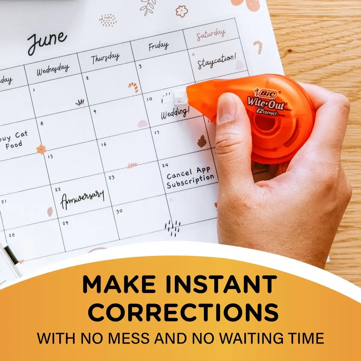 BIC Wite-Out Brand EZ Correct, Correction Tape 7 BIC Wite-Out Brand EZ Correct, Correction Tape