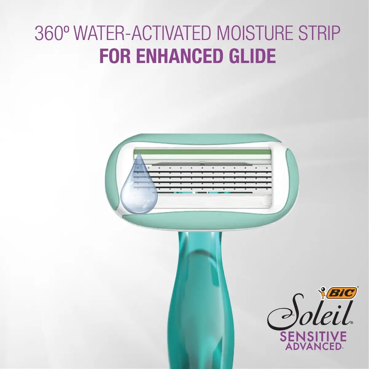 BIC Soleil Sensitive Advanced Women's Disposable Razor Five Blade For a Flawlessly Smooth Shave, Assorted 7 BIC Soleil Sensitive Advanced Women's Disposable Razor Five Blade For a Flawlessly Smooth Shave, Assorted