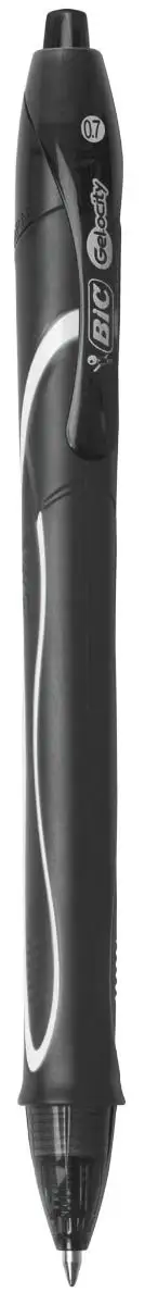 BIC Gel-ocity Original Retractable Gel Pen, Medium Point (0.7 mm), Black 3 BIC Gel-ocity Original Retractable Gel Pen, Medium Point (0.7 mm), Black