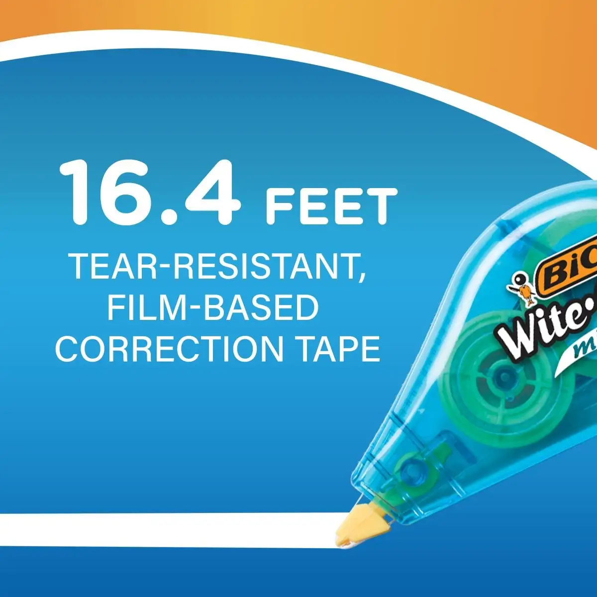 BIC Wite-Out Brand Mini Correction Tape, White 5 BIC Wite-Out Brand Mini Correction Tape, White