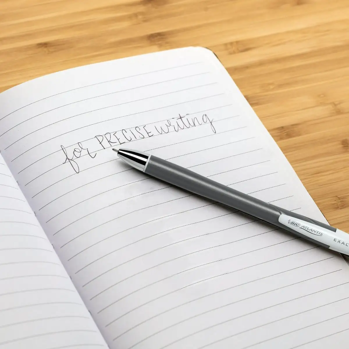 BIC Glide Exact Retractable Ball Point Pen, Black 6 BIC Glide Exact Retractable Ball Point Pen, Black