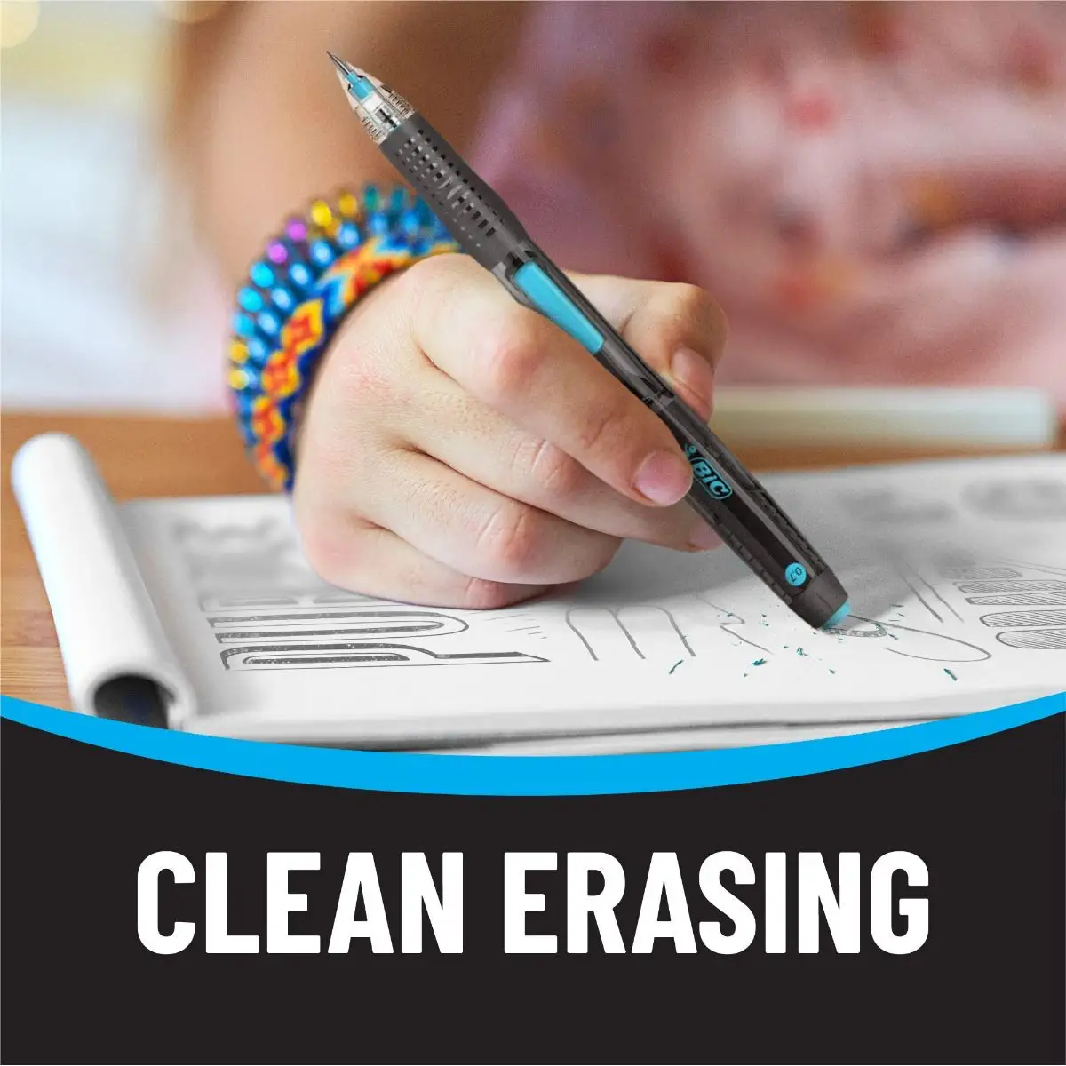 BIC Break-Resistant Mechanical Pencils with Erasers, No. 2 Medium Point (0.7mm)