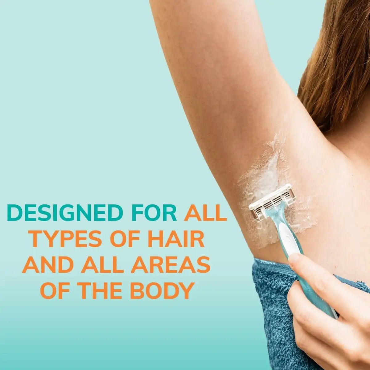 BIC EasyRinse Anti-Clogging Women's Disposable Razors for a Smoother Shave, Razors With 4 Blades 7 BIC EasyRinse Anti-Clogging Women's Disposable Razors for a Smoother Shave, Razors With 4 Blades