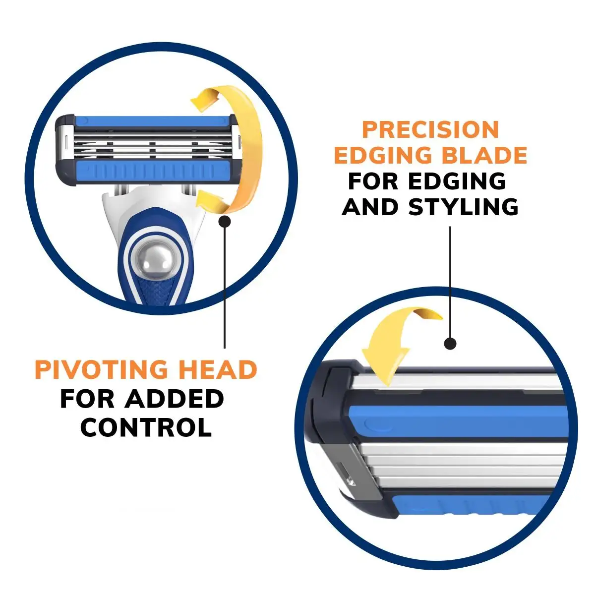 BIC EasyRinse Anti-Clogging Men's Disposable Razors for a Smoother Shave, Razors With 4 Blades 7 BIC EasyRinse Anti-Clogging Men's Disposable Razors for a Smoother Shave, Razors With 4 Blades