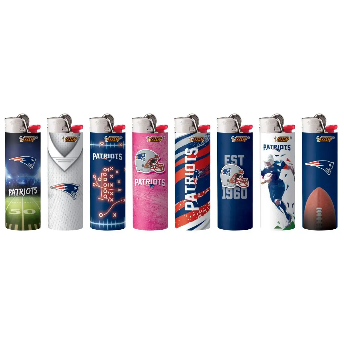 BIC Special Edition Patriots Series Maxi Pocket Lighters 3 BIC Special Edition Patriots Series Maxi Pocket Lighters