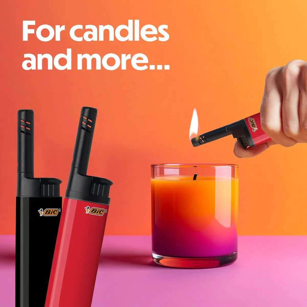 BIC EZ Reach Candle Lighter, The Ultimate Lighter with Extended Wand for Grills and Firepits 8 BIC EZ Reach Candle Lighter, The Ultimate Lighter with Extended Wand for Grills and Firepits