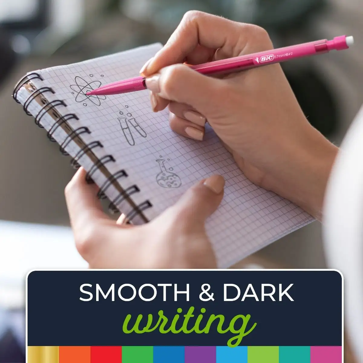 BIC Color Cues Mechanical Pencil Set, Black, Fun Color Pencils for School, Perfect for School Supplies 7 BIC Color Cues Mechanical Pencil Set, Black, Fun Color Pencils for School, Perfect for School Supplies