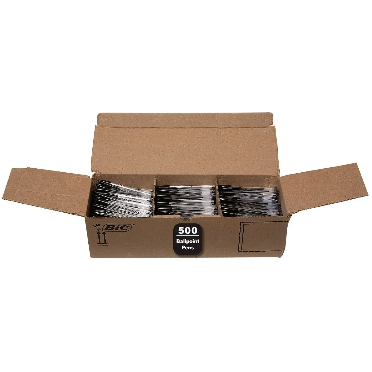 BIC Cristal Xtra Smooth Black Ballpoint Pens, Medium Point (1.0mm), Extra Smooth and Reliable Ballpoint Pens