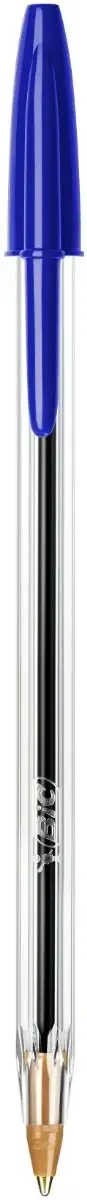 BIC Cristal Xtra Smooth Blue Ballpoint Pens, Medium Point (1.0mm), Extra Smooth and Reliable Ballpoint Pens 4 BIC Cristal Xtra Smooth Blue Ballpoint Pens, Medium Point (1.0mm), Extra Smooth and Reliable Ballpoint Pens
